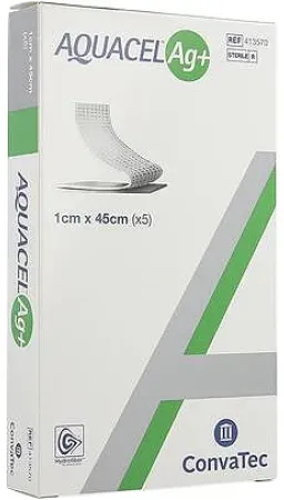 Aquacel Ag+ Extra Tamponade 1x45cm Stück 5 (413570)