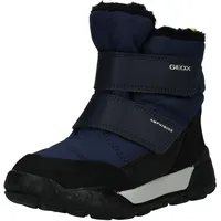 GEOX J TREKKYUP BOY B ABX ANKLE BOOTS NAVY/LIME
