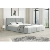 Fun Möbel Polsterbett Doppelbett DETROIT 120x200cm Stoff Magic Velvet