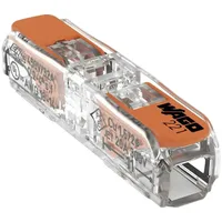 WAGO - Compact Durchgangsverbinder Mit Hebel Leiter 2, 0,4 - 4 Mm2, 10 Stück Verbindungsklemmen