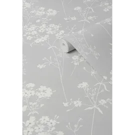 NEXT LEAF Vliestapete 10m x 0,53m 1 St grau