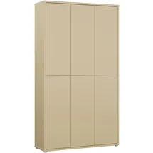 Forte Alice Springs 109,2 x 191,9 x 34,9 cm 6-türig gelb / gelb matt