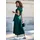 LASCANA Culotte-Overall mit Knotendetail in der Taille, femininer Jumpsuit, festlich grün 36
