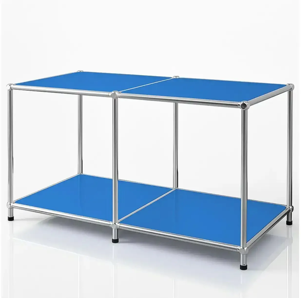 Floordirekt Metallregal   , blau , Maße (cm): B: 78 H: 46