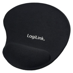 LogiLink Mauspad »Mauspad mit Silikon Gel Handauflage«, Gamingmauspad Ergonomisch schwarz
