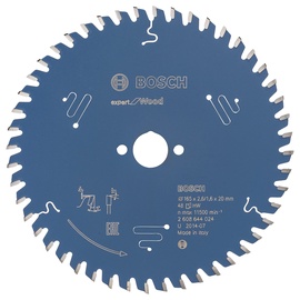 Bosch Professional Expert for Wood Kreissägeblatt 165x2.6x20mm 48Z, 1er-Pack (2608644024)