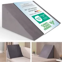 maxVitalis Keilkissen Rückenstütze für Sofa Couch und Bett Lagerungskissen Erwachsene orthopädisches Rückenkissen Anti Reflux Lesekissen ergonomisches Kissen aus formstabilen Schaumstoff 30×50×60 cm