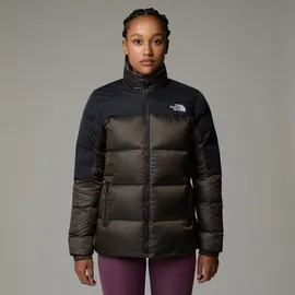 The North Face NF0A89900BI1 Women’s DIABLO DOWN Jacket Jacket Damen, SMOKEY BROWN BLACK heat), Größe M
