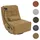 Mendler Relaxsessel HWC-P92 Chenille 82 x 96 x 0 cm Gelb mit Liegeposition