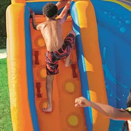 BESTWAY H2OGO! Hurricane Wasserpark mit Dauergebläse 420 x 320 x 260 cm
