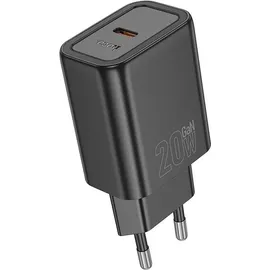 HOCO Ladegerät N60 USB-C PD 20W Schnellladen Schwarz | Schwarz