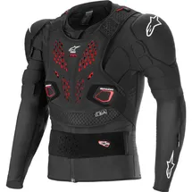 Alpinestars Bionic Pro V3 Plasma Protektorenjacke - Schwarz/Rot/Weiß / XL
