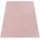 KADIMA DESIGN Teppich Kurzflor Unifarben Wohnzimmer schmutzabweisend Rosa, 80 x 150 cm