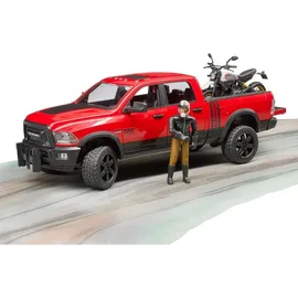 Bruder 02502 - RAM 2500 Power Wagon mit Ducati Desert Sled 1:16