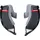 HJC Helmets HJC RPHA 70 Wangenpolster, grau, 35mm