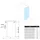 Polysan s.r.o. Polysan ESCA Glas Flute 867x2100mm