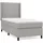 vidaXL Boxspringbett 100 x 200 cm Hellgrau