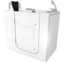 AcquaVapore Sitzwanne Badewanne mit Tür 68 x 110 cm (S08WP-A-L)