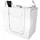 AcquaVapore Sitzwanne Badewanne mit Tür 68 x 110 cm (S08WP-A-L)