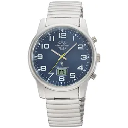 Master Time MTGA-10823-32M Herren-Funkuhr mit Zugband Blau