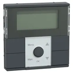 Merten MEG5754-0414 Zeitschaltuhr-Modul Standard, anthrazit, System M MEG57540414