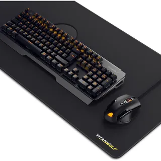 Titanwolf Gaming Set, Tastatur-, Maus- XXL Mousepad