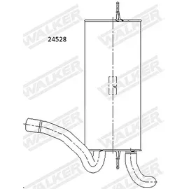 Walker Endschalldämpfer 24528