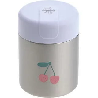 Lässig Baby Kinder Thermo Warmhaltebox Brei Snacks auslaufsicher Edelstahl 315 ml/Food Jar Happy Fruits Cherry