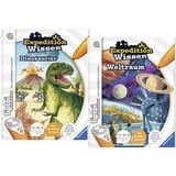 tiptoi Ravensburger Bücher Set - Expedition Wissen Dinosaurier und Expedition Wissen Weltraum