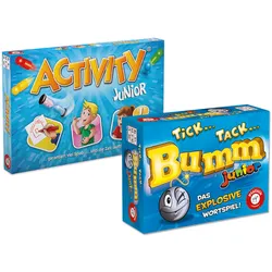 Piatnik BUNDLE - Activity Junior + Tick Tack Bumm Junior