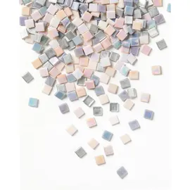 Folia Dekoobjekt Glas-Mosaiksteine Mix, 10x10mm, 300 Stück ~240g, f (300 St)