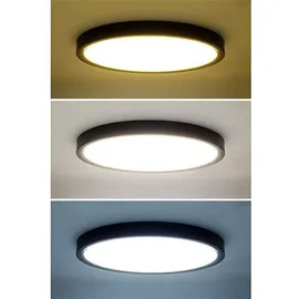 SOLIGHT LED Deckenleuchte schwarz
