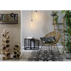 SIT Stuhl »RATTAN«, BxHxT: 70 x 88 x 63 cm, rattan/metall - beige