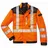 TRIZERATOP Warnschutz-bundjacke Kentucky Leuchtorange/grau Größe 4xl