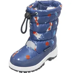 Playshoes Winter-Bootie Weltraum marine, Babymode (6 - 24 Monate)
