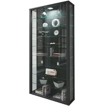 VCM Vitrine Vitrosa Maxi 59 x 18 x 114,3 cm Schwarz