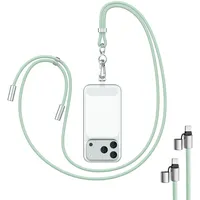 Intenso Handykette – 60W, 480 Mbps, Nylon, PD3.0 QC4.0, 1,65 m, größenverstellbar, grün