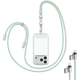 Intenso Handykette – 60W, 480 Mbps, Nylon, PD3.0 QC4.0, 1,65 m, größenverstellbar, grün