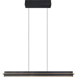Trio Emerson 4-flg. 22 W 60 cm schwarz/goldfarbig
