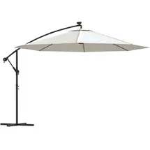 vidaXL Ampelschirm 350 cm Sandweiß