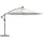 vidaXL Ampelschirm 350 cm Sandweiß