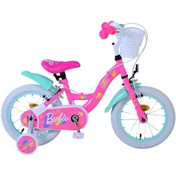 VOLARE BICYCLES Kinderfahrrad Barbie  14 Zoll, ohne Rücktrittbremse 14