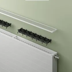 Kermi Wärmepumpen-Design-Flachheizkörper „x-flair Line-K“ 100 × 50 cm in Weiß