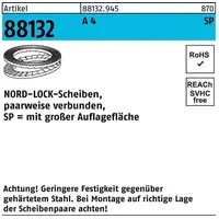 NORD-LOCK Scheiben geklebt A 4 NL 5 SPSS (5,4