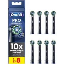 Oral-B CrossAction Pro Aufsteckbürste schwarz 8 St.