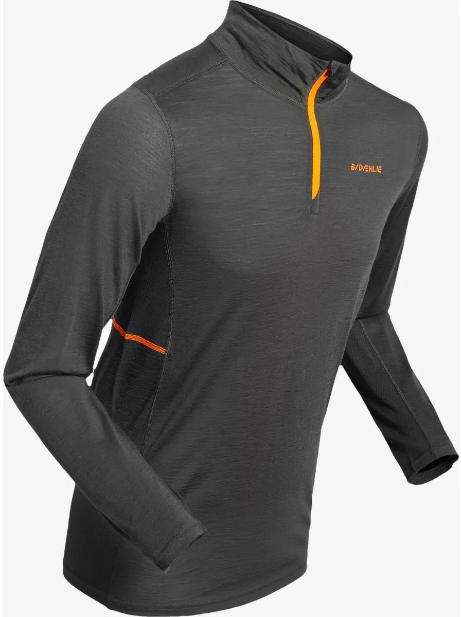 Daehlie Performance Wool Half Zip obsidian (98100) L