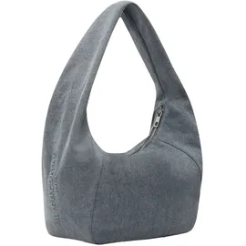 Liebeskind Berlin Farrah Schultertasche Baumwolle Blue Denim