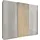 Wiemann Schwebetürenschrank WIEMANN "Denver", beige (champagner, dekor), B:222,6cm H:236cm T:67cm, Floatglas, Holzwerkstoff, Schränke, Schwebetürenschrank, hochwertige Beschläge