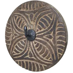 Chic Antique Grimaud Haken mit Dekor, 24x5,5 cm, natur
