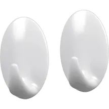 Metaltex - Hafthaken Eiform, 2er Set,
